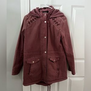 Hooded Coffee Shop New York Anorak Jacket